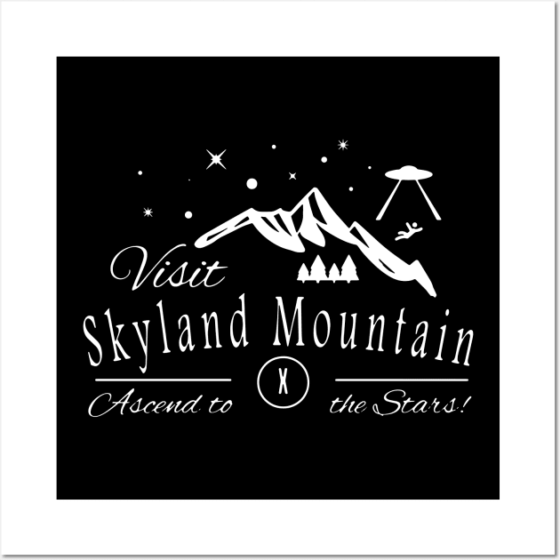 skyland mountain Wall Art by NumbLinkin